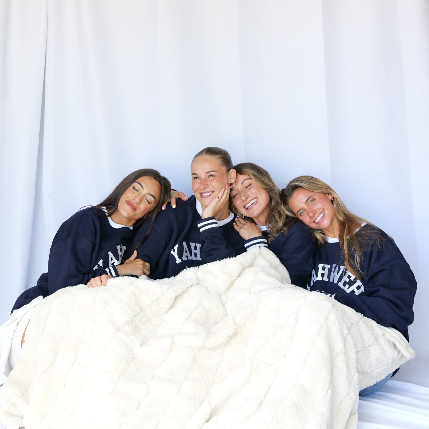 Yahweh Navy Blue Pullover – "I Am Who I Am" Edition