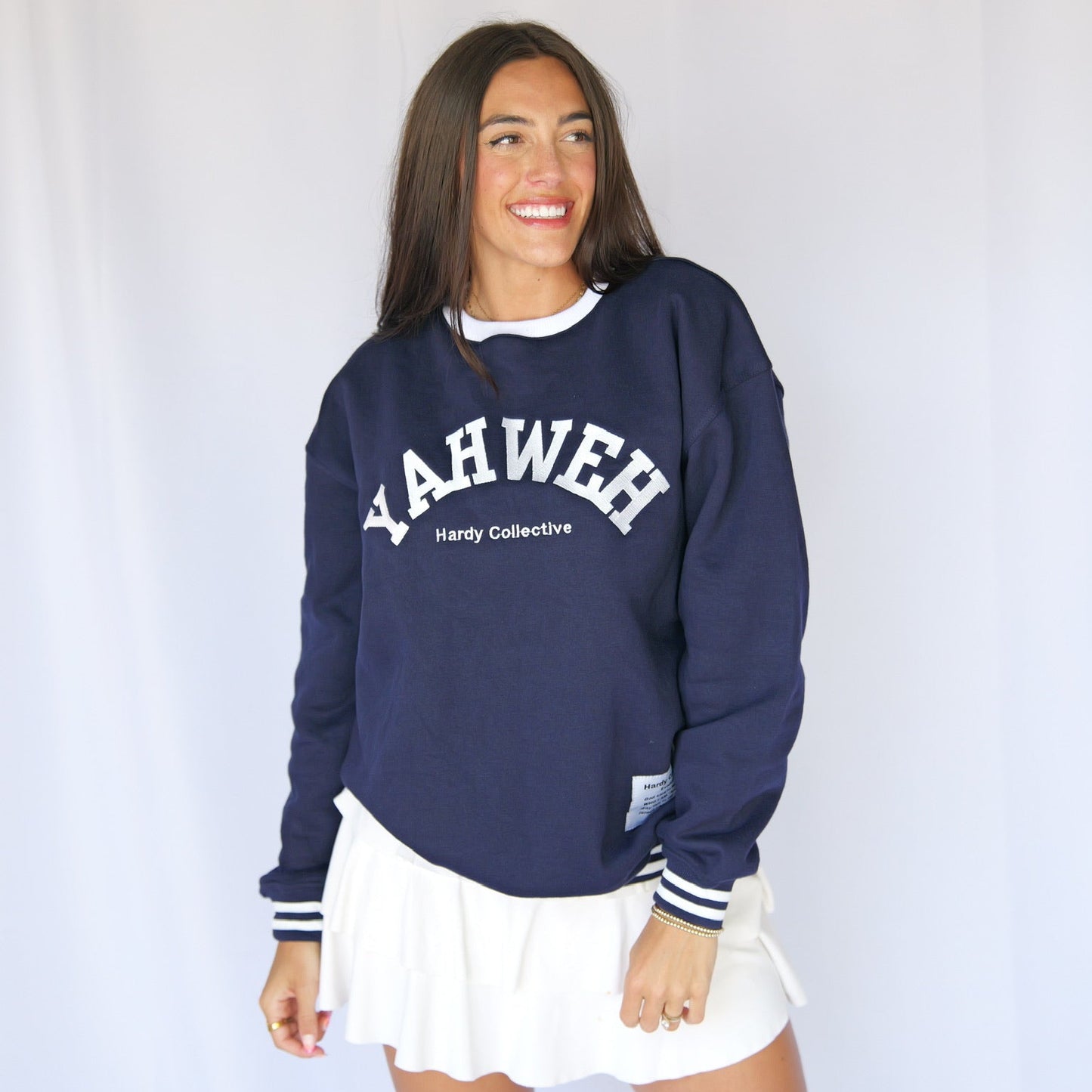 Yahweh Navy Blue Pullover – "I Am Who I Am" Edition
