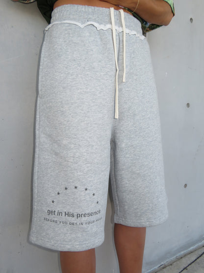 Unisex Raw Edge Fleece Jorts
