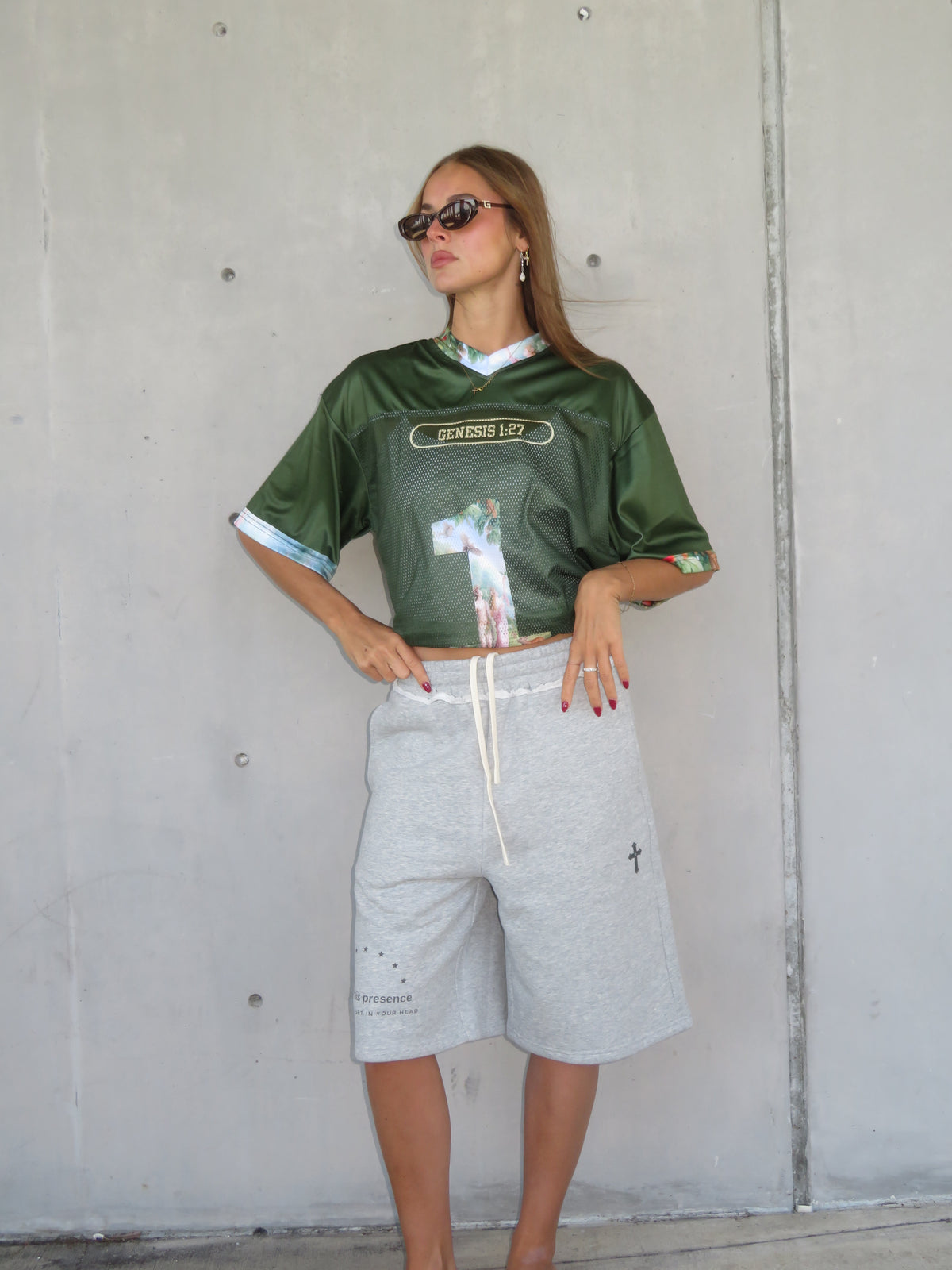 Unisex Raw Edge Fleece Jorts