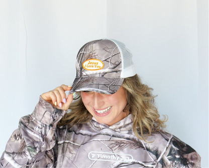 Jesus I Love You trucker hat