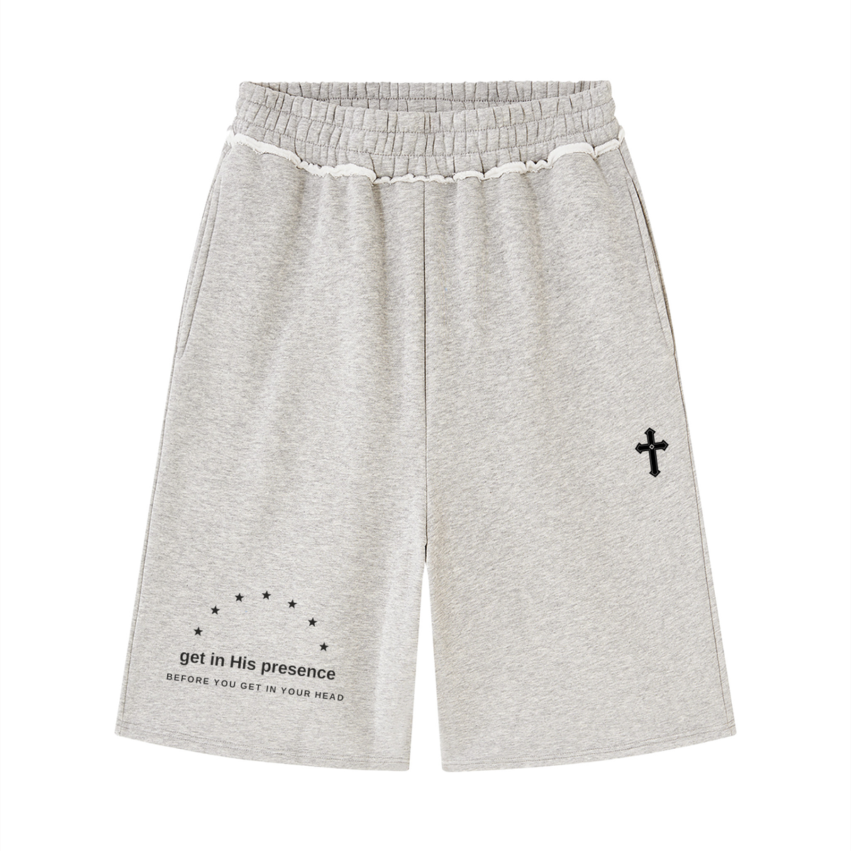 Unisex Raw Edge Fleece Jorts